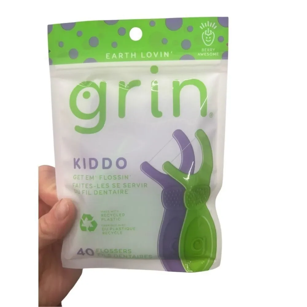 3 PACKS Of Grin Berry Awesome Kiddo‎ Flossers